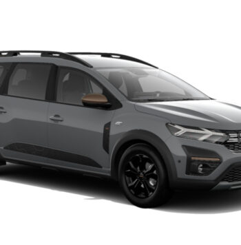 Vista frontal Dacia Jogger Extreme Go hybrid Gris 140 CV 7 places