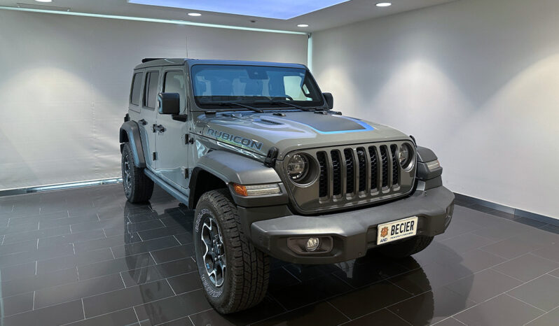 vista frontal Jeep Wrangler Unlimited Rubicon 4x4 Gris vehicle d'ocasió