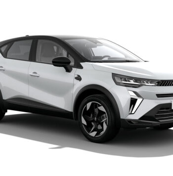 Vista frontal del Renault Captur Techno Full Hybrid 145 CV Blanc