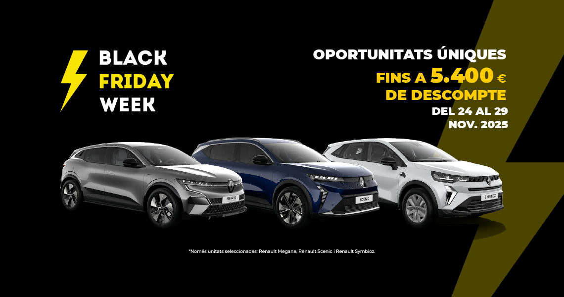 Slider promoció Black Friday Becier Vehicles